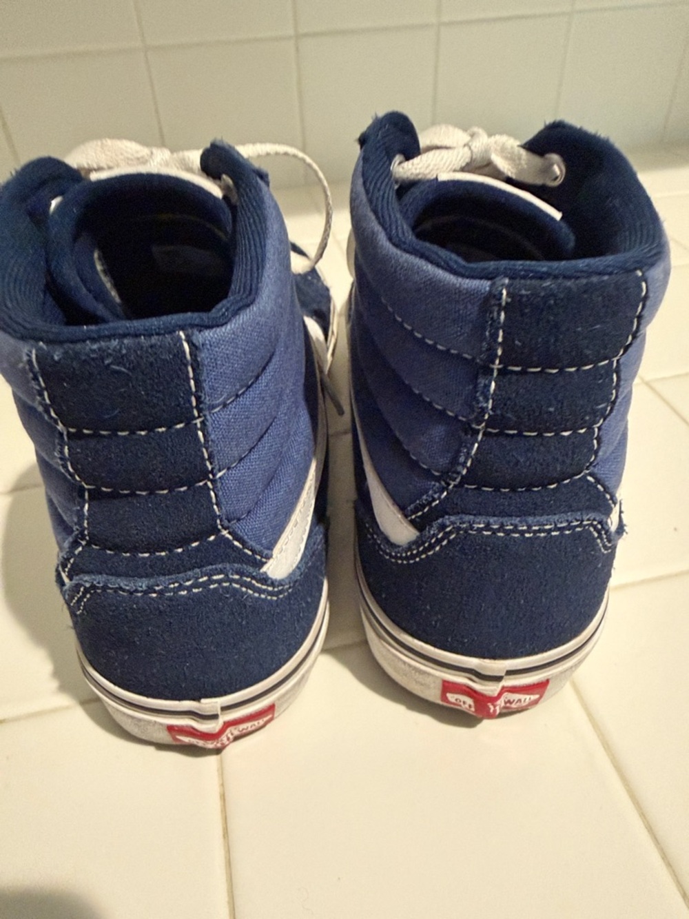 Vans Navy off the Wall Sneakers - Picture 5 of 8
